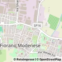 Mapa Fiorano Modenese