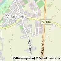 Map Villafalletto