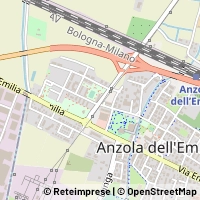 Map Anzola dell'Emilia