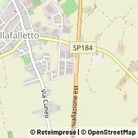 Kaart Villafalletto