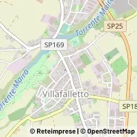 Karte Villafalletto