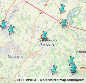 Mappa Via Montanara, 41051 Castelnuovo Rangone MO, Italia (6.40091)