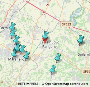 Mappa Via Montanara, 41051 Castelnuovo Rangone MO, Italia (5.06462)