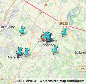 Mappa Via Montanara, 41051 Castelnuovo Rangone MO, Italia (2.87)