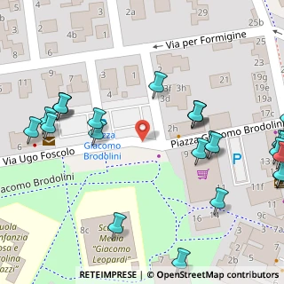 Mappa Piazza Brodolini, 41051 Castelnuovo Rangone MO, Italia (0.07857)