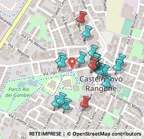 Mappa Via U. Foscolo, 41051 Castelnuovo Rangone MO, Italia (0.2035)