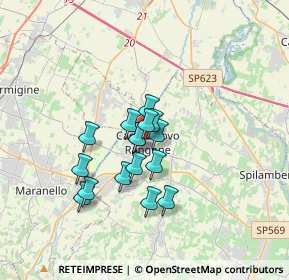 Mappa Piazza Brodolini, 41051 Castelnuovo Rangone MO, Italia (2.47375)