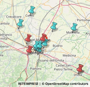 Mappa 40057 Granarolo dell'Emilia BO, Italia (14.64071)
