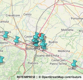 Mappa 40057 Granarolo dell'Emilia BO, Italia (24.88778)