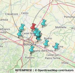 Mappa 40057 Granarolo dell'Emilia BO, Italia (9.41364)
