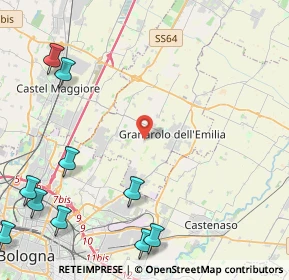 Mappa 40057 Granarolo dell'Emilia BO, Italia (7.03)