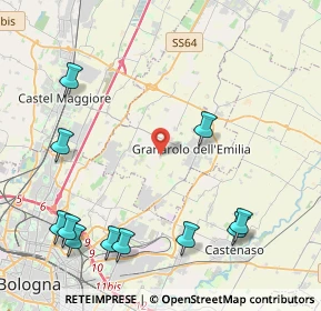 Mappa 40057 Granarolo dell'Emilia BO, Italia (5.52273)