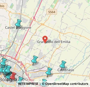 Mappa 40057 Granarolo dell'Emilia BO, Italia (7.98267)