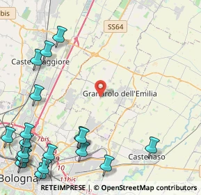 Mappa 40057 Granarolo dell'Emilia BO, Italia (6.8275)