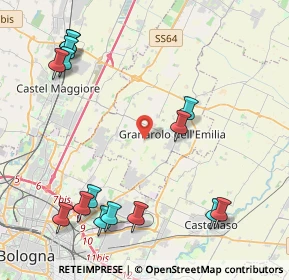 Mappa 40057 Granarolo dell'Emilia BO, Italia (5.36267)