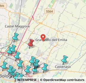 Mappa 40057 Granarolo dell'Emilia BO, Italia (6.845)