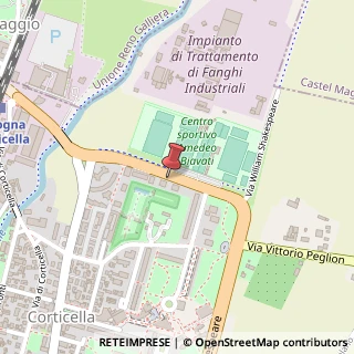 Mappa Via William Shakespeare, 24, 40128 Bologna, Bologna (Emilia Romagna)