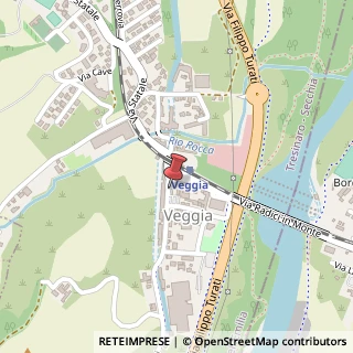 Mappa Via Radici, 13, 42013 Veggia-Villalunga RE, Italia, 42013 Casalgrande, Reggio nell'Emilia (Emilia Romagna)