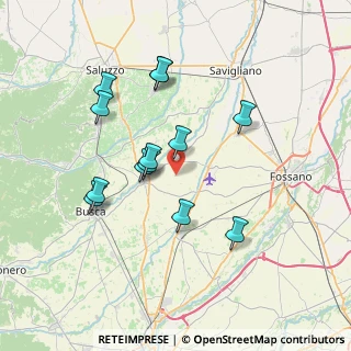 Mappa Strada Tetti Falchi, 12020 Vottignasco CN, Italia (6.86385)