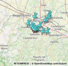 Mappa Via Marzabotto, 41049 Sassuolo MO, Italia (7.88462)
