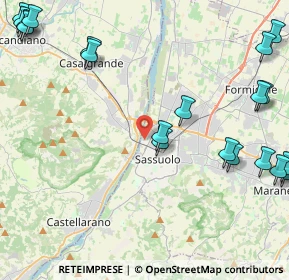 Mappa Via Marzabotto, 41049 Sassuolo MO, Italia (6.2625)