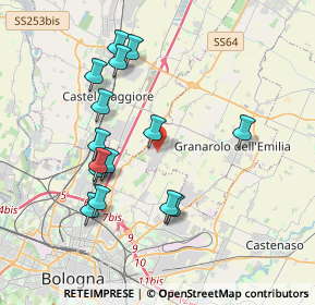 Mappa Via Massarenti, 40057 Cadriano BO, Italia (3.776)