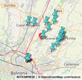 Mappa Via Massarenti, 40057 Cadriano BO, Italia (3.71895)