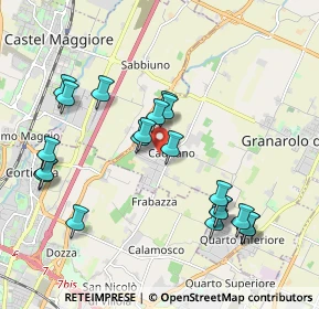 Mappa Via Massarenti, 40057 Cadriano BO, Italia (2.03)