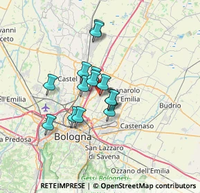 Mappa Via Massarenti, 40057 Cadriano BO, Italia (4.96429)