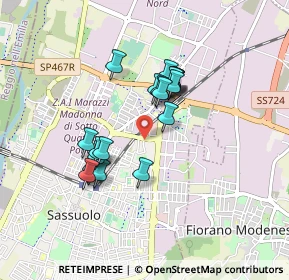 Mappa Via Giovanni da Verrazzano, 41049 Sassuolo MO, Italia (0.7245)