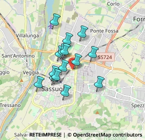 Mappa Via Giovanni da Verrazzano, 41049 Sassuolo MO, Italia (1.302)