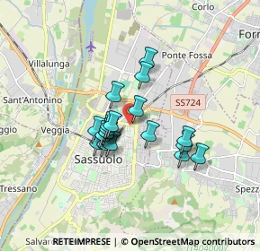 Mappa Via Giovanni da Verrazzano, 41049 Sassuolo MO, Italia (1.24053)