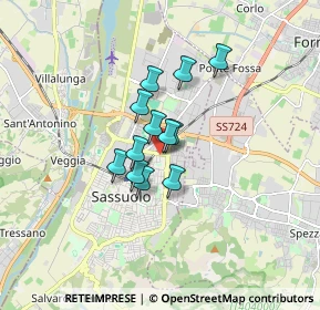Mappa Via Giovanni da Verrazzano, 41049 Sassuolo MO, Italia (1.04583)