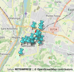 Mappa Via Giovanni da Verrazzano, 41049 Sassuolo MO, Italia (1.09375)