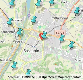Mappa Via Giovanni da Verrazzano, 41049 Sassuolo MO, Italia (2.98)