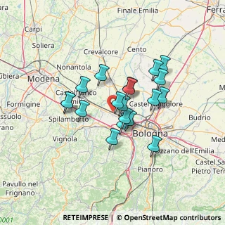 Mappa 40011 Anzola dell'Emilia BO, Italia (10.64)