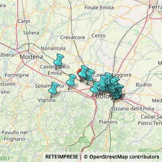 Mappa 40011 Anzola dell'Emilia BO, Italia (11.0815)
