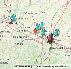 Mappa 40011 Anzola dell'Emilia BO, Italia (13.63)