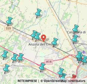 Mappa 40011 Anzola dell'Emilia BO, Italia (6.428)