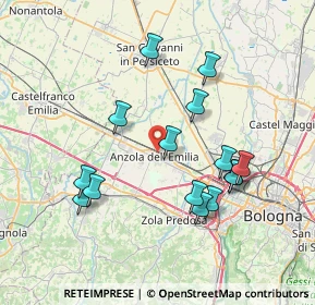 Mappa 40011 Anzola dell'Emilia BO, Italia (7.38)