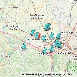 Mappa 40011 Anzola dell'Emilia BO, Italia (6.19)