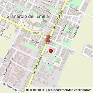 Mappa Via s. donato 74, 40057 Granarolo dell'Emilia, Bologna (Emilia Romagna)