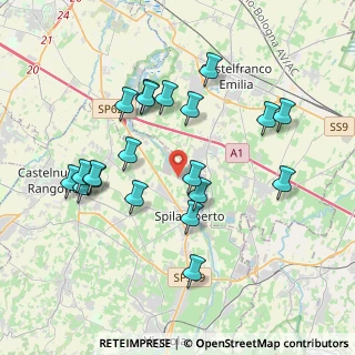 Mappa Via Macchioni, 41057 Spilamberto MO, Italia (3.89)