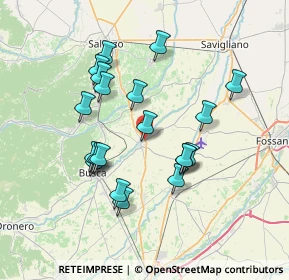 Mappa Via Vottignasco, 12020 Villafalletto CN, Italia (6.7395)