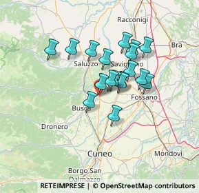 Mappa Via Vottignasco, 12020 Villafalletto CN, Italia (10.45556)