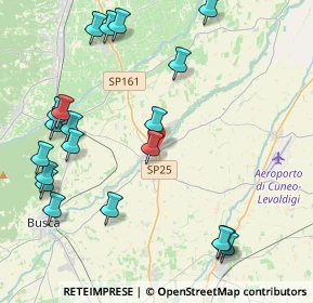 Mappa Via Vottignasco, 12020 Villafalletto CN, Italia (5.191)