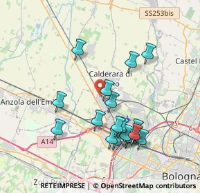 Mappa Via Alcide De Gasperi, 40136 Bologna BO, Italia (3.76056)