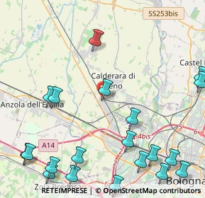 Mappa Via Alcide De Gasperi, 40136 Bologna BO, Italia (6.1735)