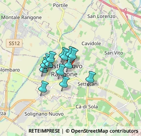 Mappa Via Giuseppe Parini, 41051 Castelnuovo Rangone MO, Italia (1.09571)