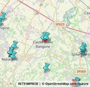 Mappa Via Giuseppe Parini, 41051 Castelnuovo Rangone MO, Italia (6.80294)